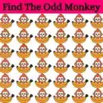 Ce défi cérébral optique vous scotche : Trouvez le singe étrange en seulement 12 secondes !