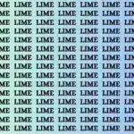 Défi visuel incroyable : Trouvez le mot "Time" caché parmi les "Lime" en seulement 15 secondes !