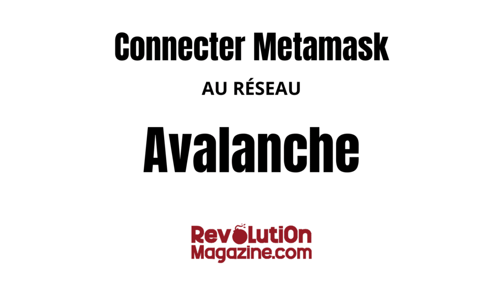 Connectez facilement votre Metamask au réseau Avalanche !