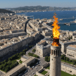 la question de savoir si la flamme olympique va embraser la ville de marseille le mercredi 8 mai.